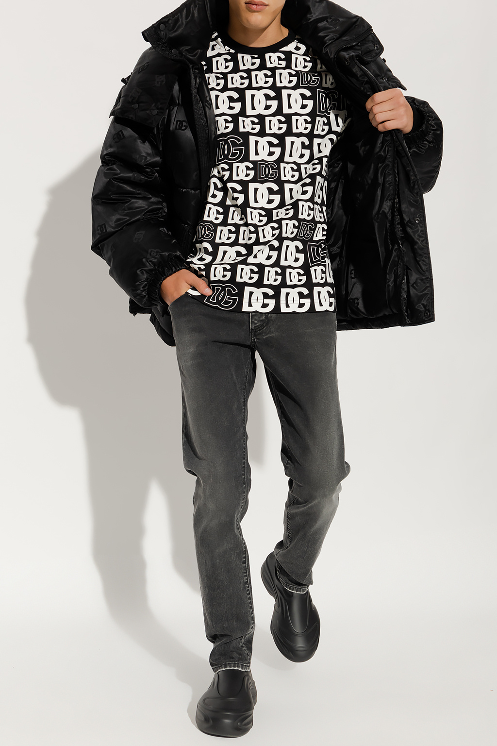shirt with monogram Dolce & Gabbana - Black T - dolce
